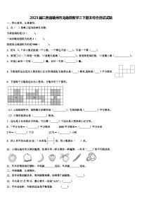 2023届江西省赣州市龙南县数学三下期末综合测试试题含解析