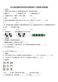 2023届江西省萍乡经济技术开发区数学三下期末复习检测试题含解析