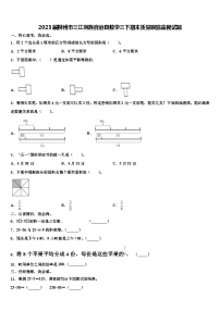 2023届柳州市三江侗族自治县数学三下期末质量跟踪监视试题含解析