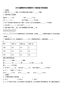 2023届梅州市五华县数学三下期末复习检测试题含解析