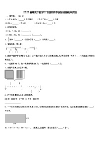 2023届明光市数学三下期末教学质量检测模拟试题含解析