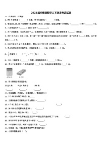 2023届沙雅县数学三下期末考试试题含解析