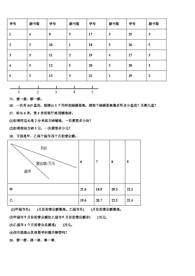 2023届山西省晋中地区三年级数学第二学期期末联考模拟试题含解析第3页