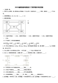 2023届新疆省和田地区三下数学期末考试试题含解析