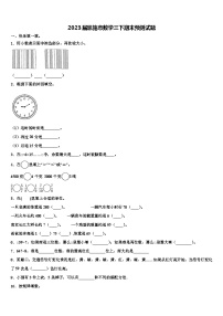 2023届恩施市数学三下期末预测试题含解析