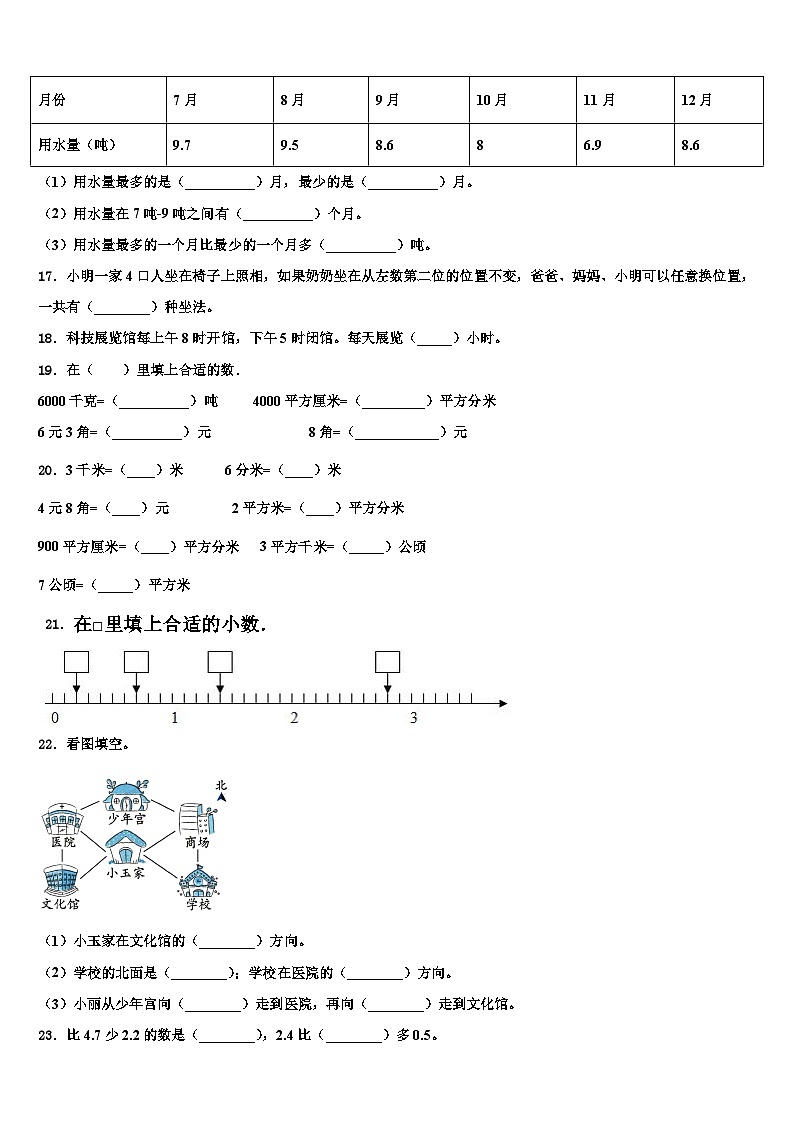 2023届抚顺市顺城区数学三下期末质量跟踪监视模拟试题含解析第2页