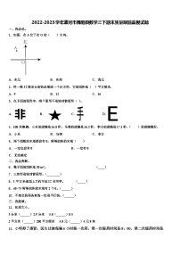 2022-2023学年漯河市舞阳县数学三下期末质量跟踪监视试题含解析