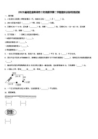 2023届湖北省荆州市三年级数学第二学期期末达标检测试题含解析