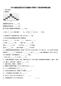 2023届湖北省武汉市万松园路小学数学三下期末联考模拟试题含解析