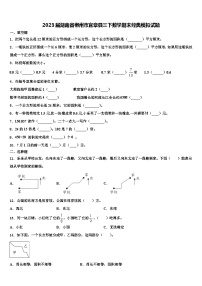 2023届湖南省郴州市宜章县三下数学期末经典模拟试题含解析