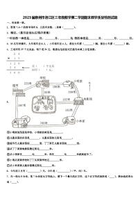 2023届泉州市洛江区三年级数学第二学期期末教学质量检测试题含解析