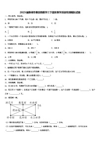 2023届泉州市惠安县数学三下期末教学质量检测模拟试题含解析