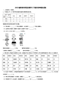 2023届珠海市拱北区数学三下期末统考模拟试题含解析