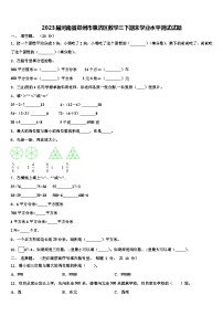 2023届河南省郑州市惠济区数学三下期末学业水平测试试题含解析