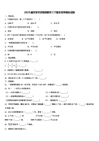 2023届菏泽市定陶县数学三下期末统考模拟试题含解析