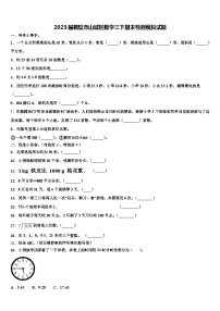 2023届鹤壁市山城区数学三下期末检测模拟试题含解析