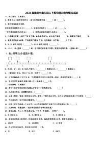 2023届衡阳市衡东县三下数学期末统考模拟试题含解析