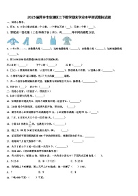 2023届萍乡市安源区三下数学期末学业水平测试模拟试题含解析