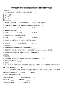 2023届青海省海东地区互助土族自治县三下数学期末考试试题含解析