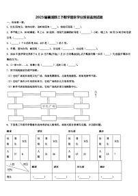 2023届襄城县三下数学期末学业质量监测试题含解析