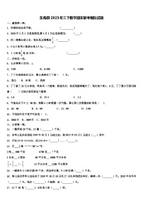 东海县2023年三下数学期末联考模拟试题含解析