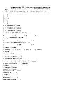 佳木斯市抚远县2022-2023学年三下数学期末达标检测试题含解析