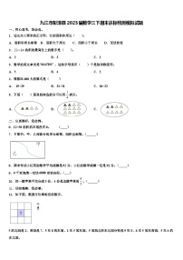 九江市彭泽县2023届数学三下期末达标检测模拟试题含解析