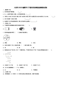 六安市2023届数学三下期末质量跟踪监视模拟试题含解析