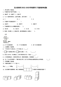 五大连池市2022-2023学年数学三下期末联考试题含解析