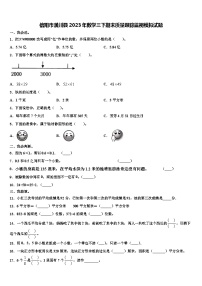 信阳市潢川县2023年数学三下期末质量跟踪监视模拟试题含解析