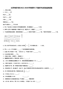 云浮市新兴县2022-2023学年数学三下期末学业质量监测试题含解析