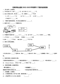 北海市铁山港区2022-2023学年数学三下期末监测试题含解析