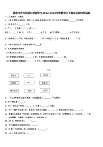 北京市大兴区爱心希望学校2022-2023学年数学三下期末达标检测试题含解析