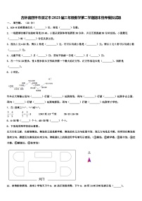 吉林省四平市双辽市2023届三年级数学第二学期期末统考模拟试题含解析