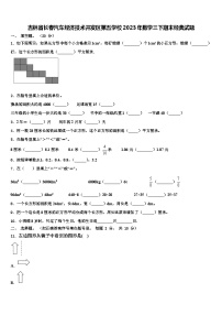 吉林省长春汽车经济技术开发区第五学校2023年数学三下期末经典试题含解析