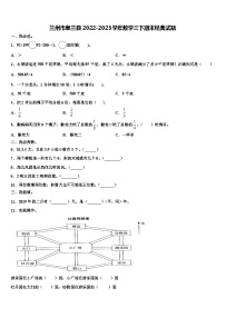 兰州市皋兰县2022-2023学年数学三下期末经典试题含解析