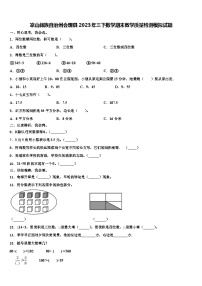 凉山彝族自治州会理县2023年三下数学期末教学质量检测模拟试题含解析