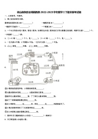 凉山彝族自治州越西县2022-2023学年数学三下期末联考试题含解析