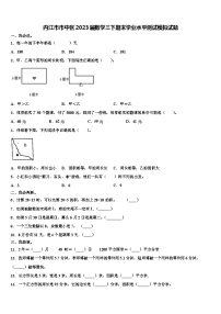 内江市市中区2023届数学三下期末学业水平测试模拟试题含解析