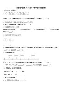 安徽省六安市2023届三下数学期末检测试题含解析