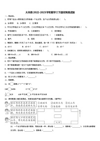 大关县2022-2023学年数学三下期末预测试题含解析