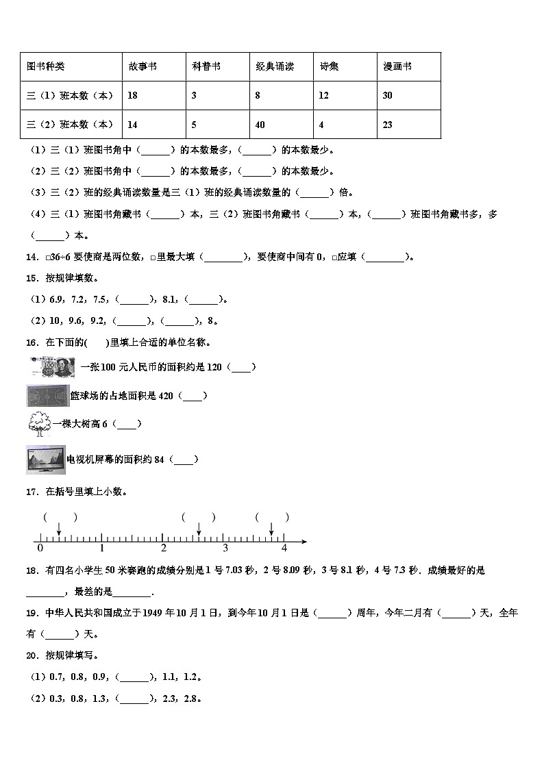 大同市2022-2023学年数学三下期末质量检测试题含解析02