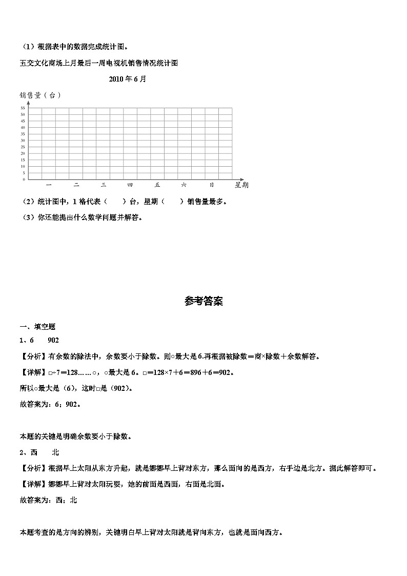 奉化市2023届数学三下期末监测模拟试题含解析03