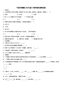 宁波市海曙区2023届三下数学期末调研试题含解析