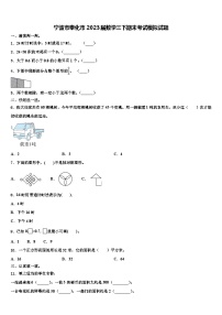 宁波市奉化市2023届数学三下期末考试模拟试题含解析