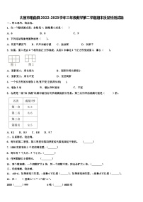 太原市阳曲县2022-2023学年三年级数学第二学期期末质量检测试题含解析