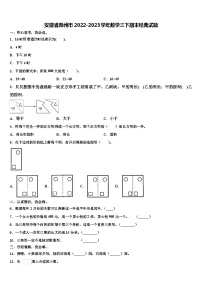 安徽省滁州市2022-2023学年数学三下期末经典试题含解析