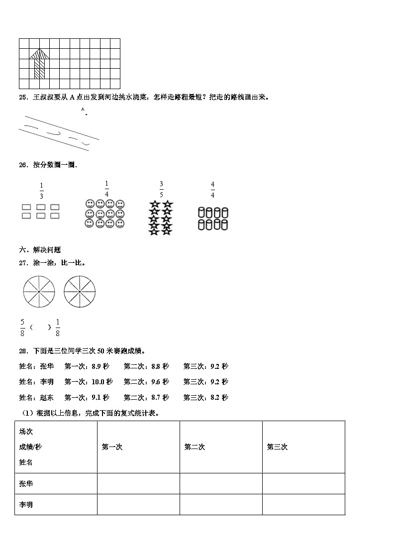 安徽省阜阳市2023届三下数学期末复习检测试题含解析第3页