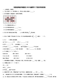 安徽省淮南市潘集区2023届数学三下期末预测试题含解析