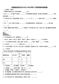 安徽省芜湖无为市2022-2023学年三下数学期末经典试题含解析